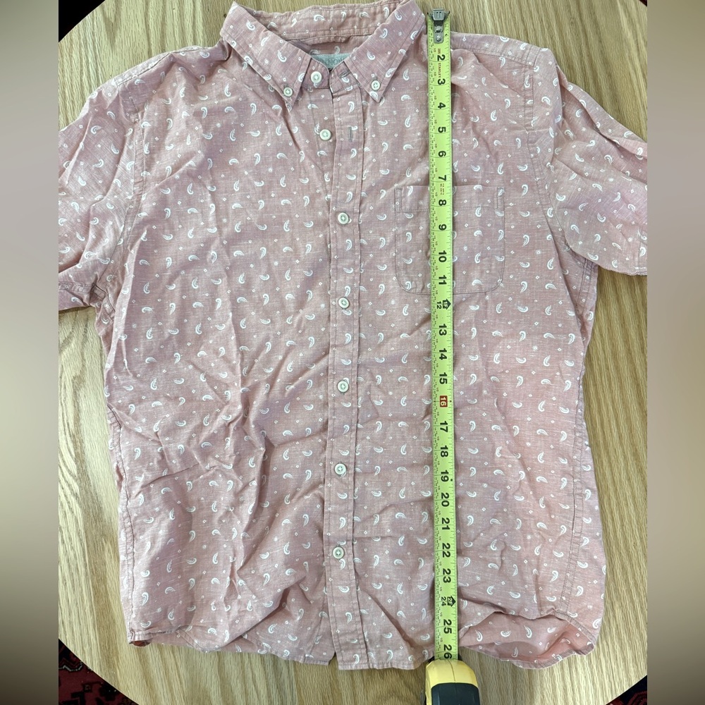 Outerknown Short Sleeve Button Down - Medium - image 2